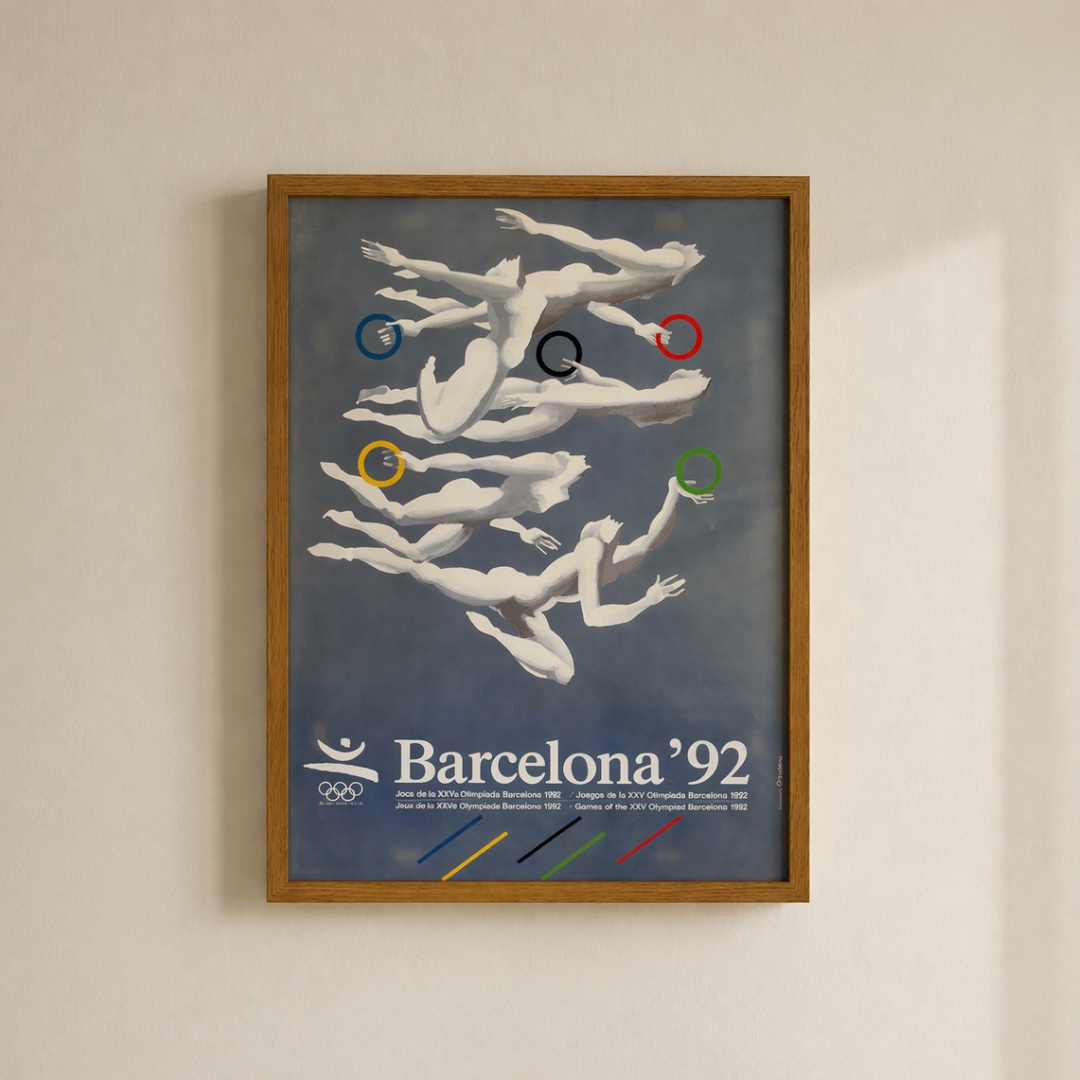 Barcelona 1992 Olympics Poster by Josep Pla-Narbona