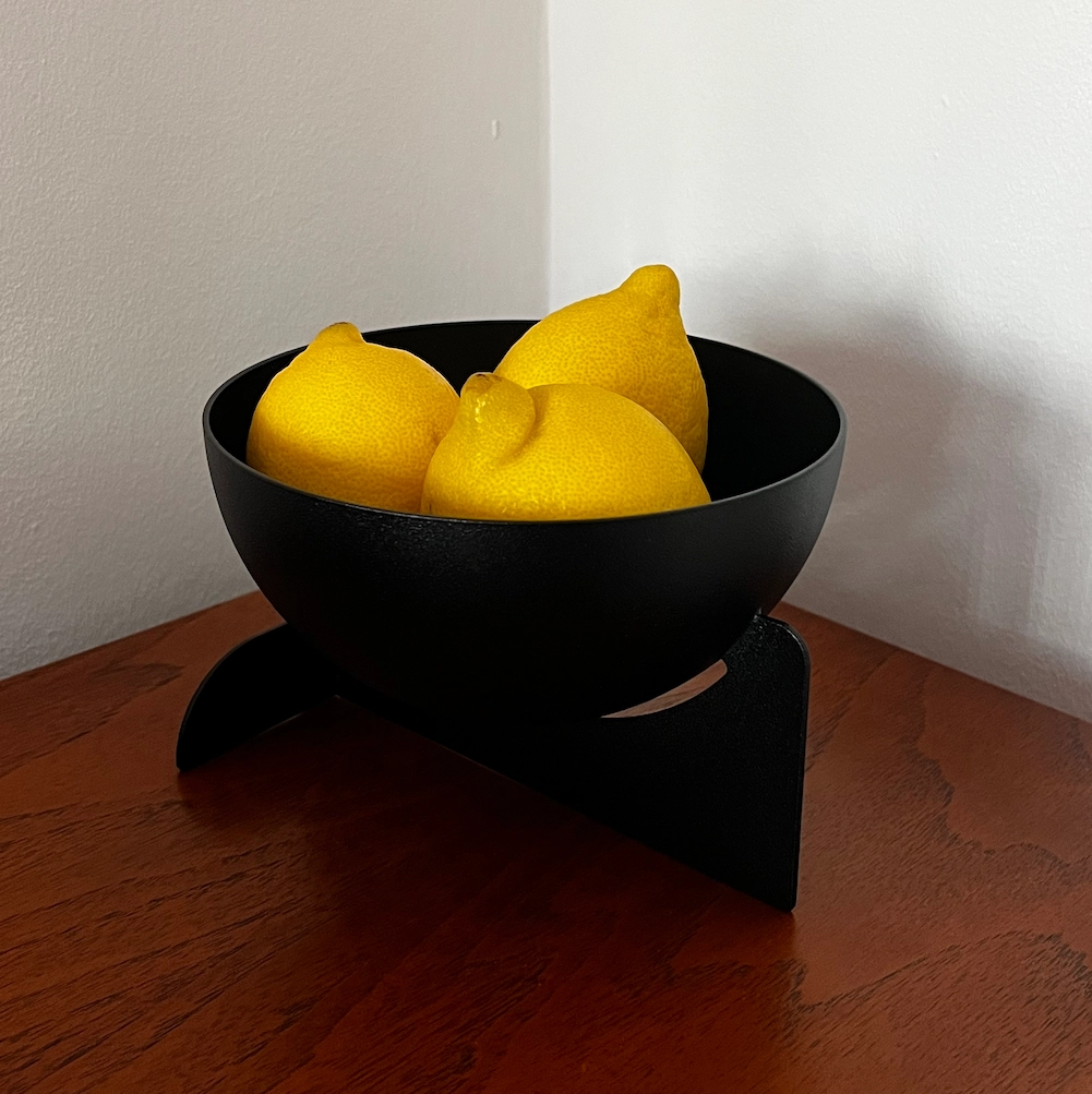 Sculptural Steel Bowl