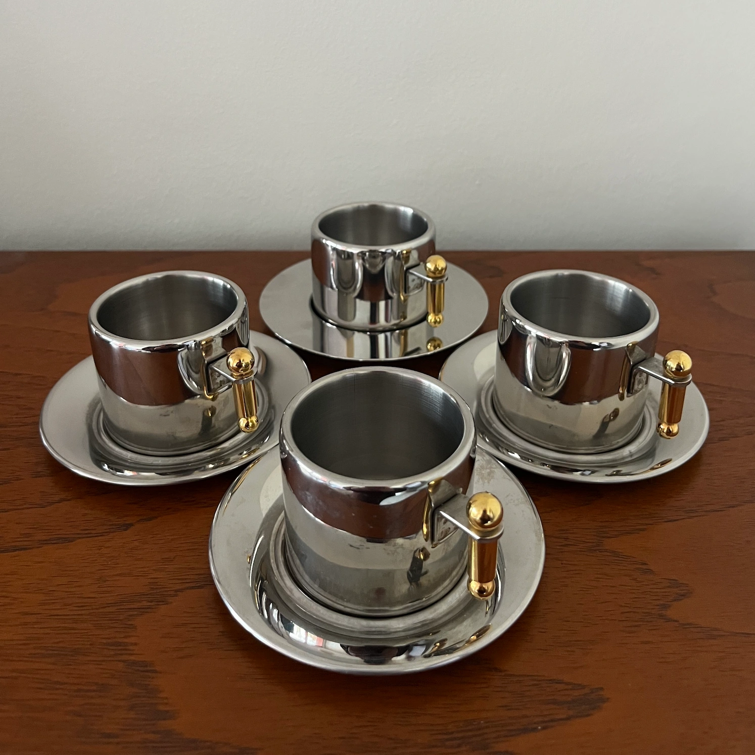 Vintage Espresso Cups & Saucers